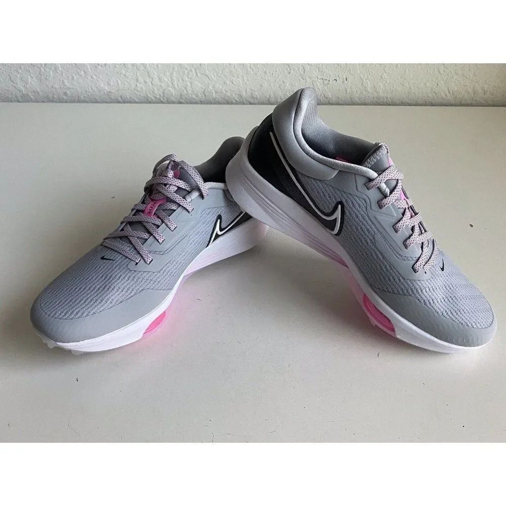 Nike Air Zoom Infinity Tour Next Golf Shoes Wolf Grey Pink DC5221-060 Men’s 8.5